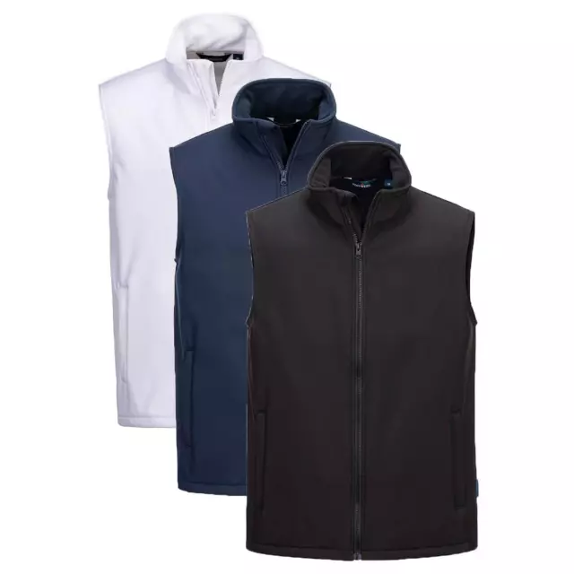 PORTWEST Print and Promo Softshell Gilet (2L) Water Resistant Windproof TK22