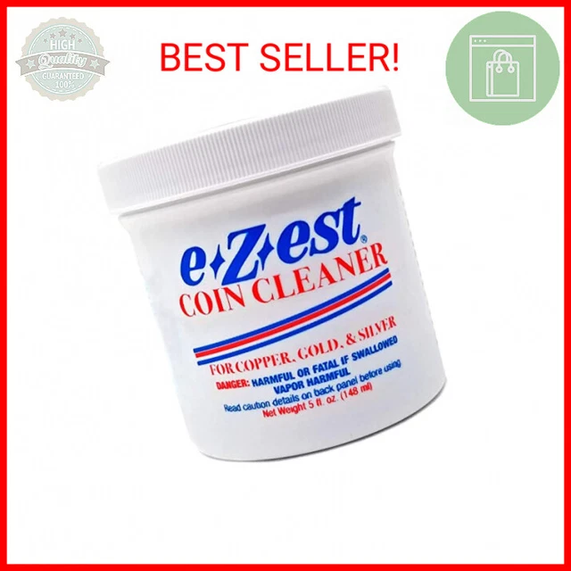 e-Z-est eZest Easy Coin Cleaner Copper Gold Silver Jewelry - 5 Ounce Jar