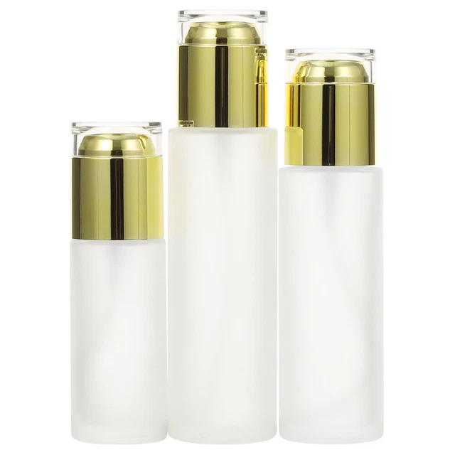 3 piezas contenedores de almacenamiento de cosméticos para botellas de viaje portátiles dispensadores de inodoro