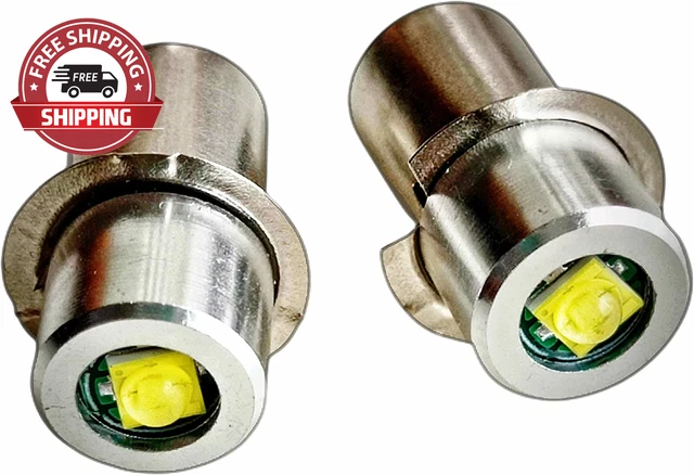 P13.5S LED Upgrade Bulb PR2 Flashlight Replacement Bulb 3W DC 4-24V 4.5V 6V 18V