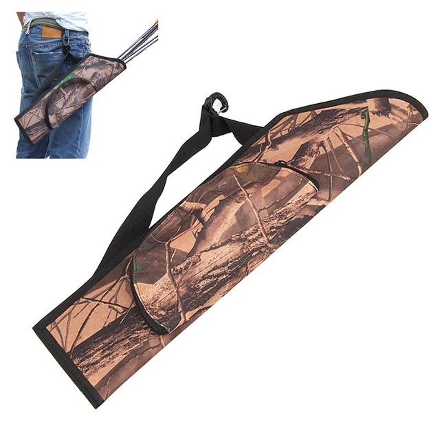Carquois Bandoulière En Cuir Pour Tir à L'arc - Compatible Arc Long, Recurve, Compound - Modèle CAROL ARCHERY