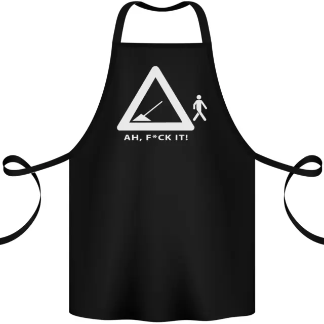 F#ck It Funny Offensive Road Worker Navvy Cotton Apron 100% Organic