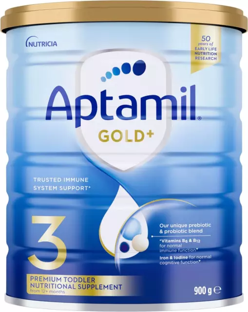 Aptamil Gold+ 3 Toddler Milk Drink from 1 Year 900G