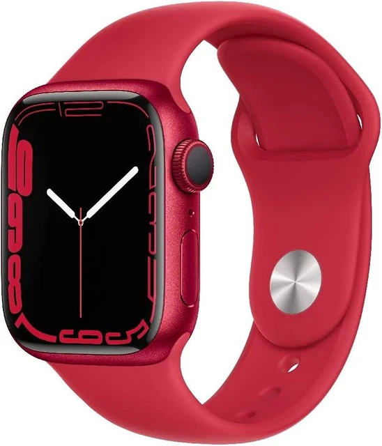 Apple Watch Series 7 41mm RED GPS WiFi Aluminium Gehäuse HervorragendRefurbished