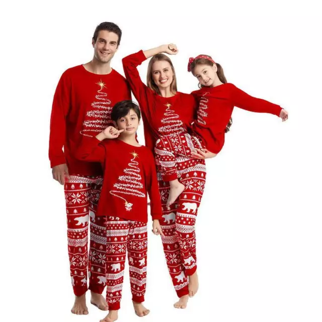 Christmas Family Matching Outfits Polar Kids Pajamas Sets Xmas Pj's Clothes