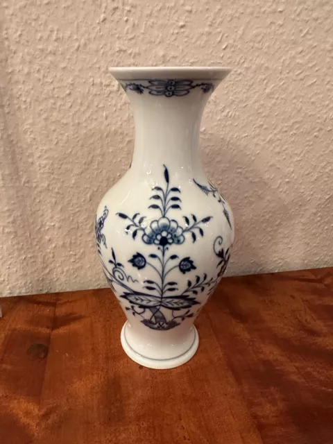 große Meissen Vase Bauchvase Zwiebelmuster in sehr gutem Zustand