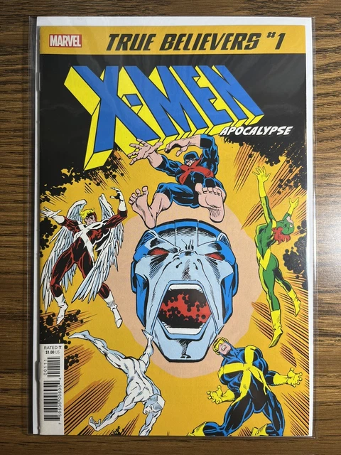 True Believers X-Men Apocalypse 1 Nm Ron Frenz Cover Marvel Comics 2019