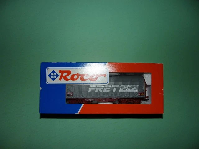 Wagon Roco Bâché Court RENFE 46769 - Modélisme Ferroviaire - NEUF