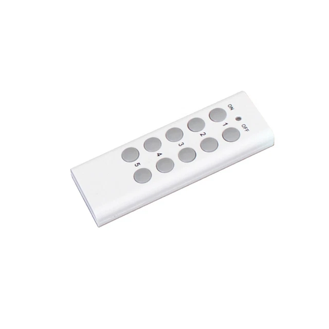 Prise de commutateur de télécommande 3PCS avec 1 télécommande 10