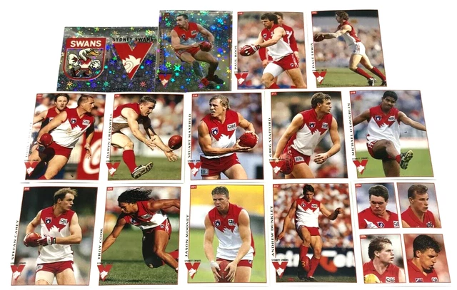 1998 SELECT AFL Collectable Stickers Full Base Team Set-Sydney(14) EUR ...