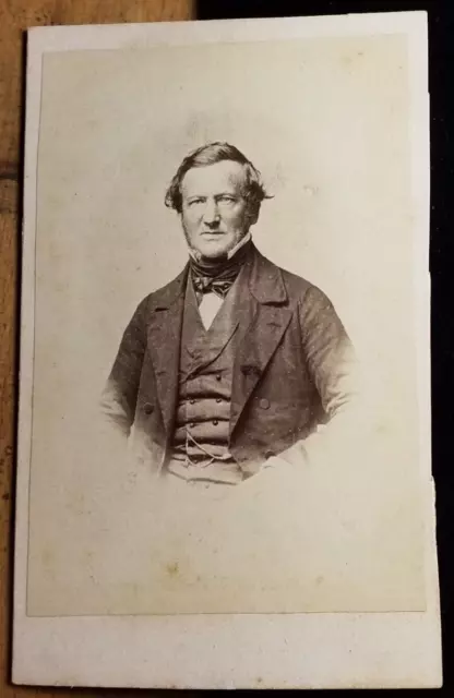 Mann - Portrait / ca. 1860er Jahre CDV Emil Schulz Braunschweig