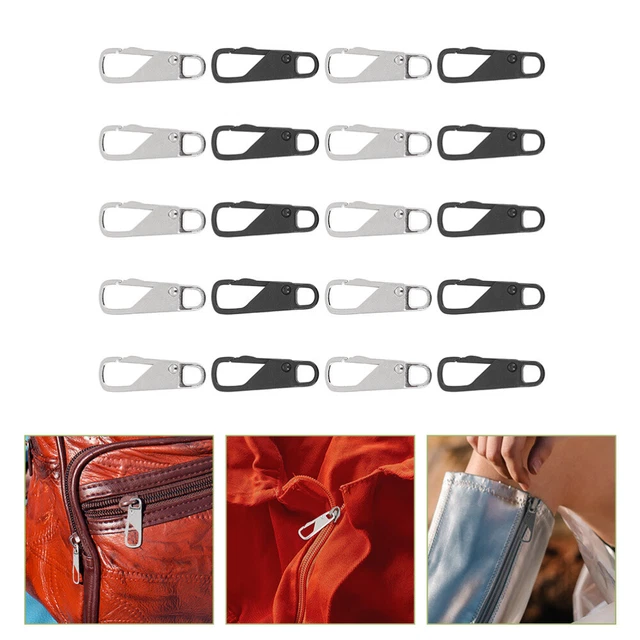 20 Pcs Backpack Zipper Handle Label Heavy Duty Backpacks Luggage Zipper Pulls