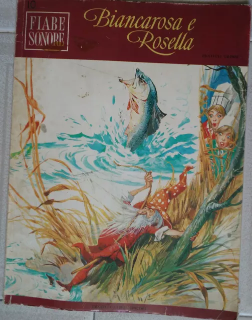 FIABE SONORE - BIANCAROSA E ROSSELLA N° 10  Ed FABBRI (1966) Fascicolo NO DISCO