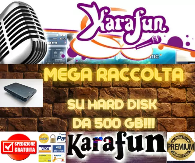 18 Mila Vere Basi Karaoke Karafun Vera Raccolta Completa Su Hard Disk 500 Gb!!!