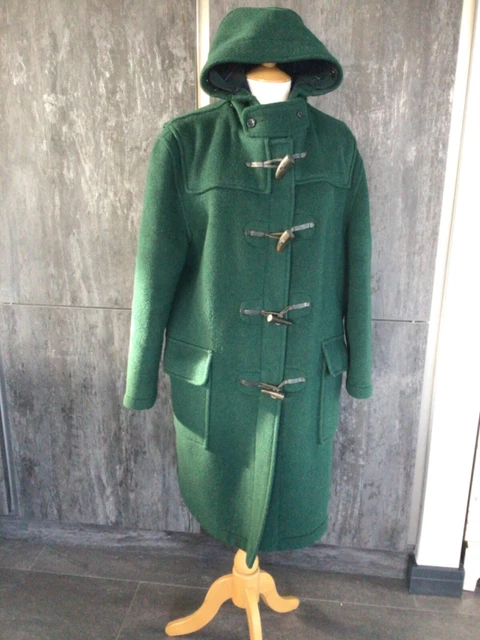 Gloverall green deals duffle coat