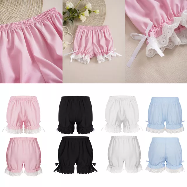 Kinder Mädchen Unterhemden Renaissance Shorts Elastische Taille Blüher Ruffle