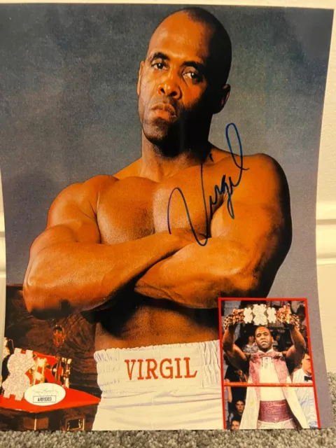 Virgil signed JSA COA 8x10 WWF WWE Million Dollar Man Psa bas