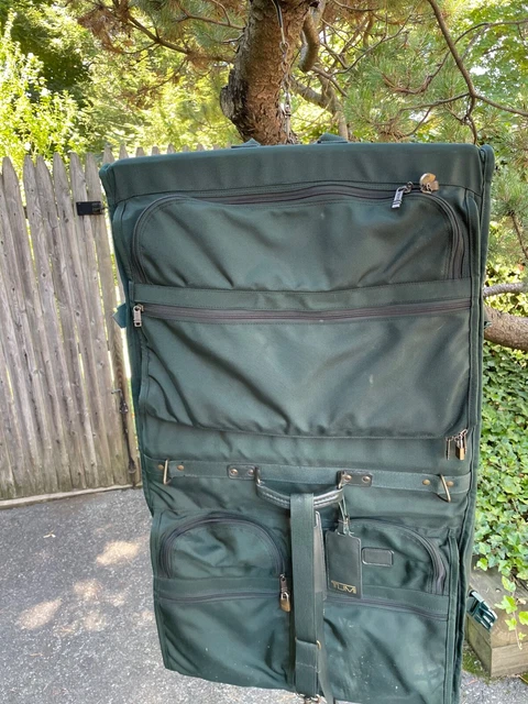 Tumi Green Ballistic Nylon Carry on Garment Bag 42" x 23"