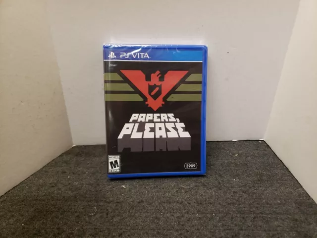 Papers Please, PS Vita, Brand New, Sealed; Limited Run Games #224 - mint