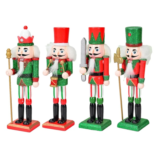 Figurine Casse-Noisette En Bois Décorative - Environ 25 Cm - Décoration De Table Pour Noël, Idée Cadeau Festif - 3