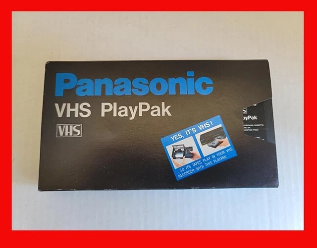 PANASONIC VHS PLAYPAK VHSC to VHS Motorized Tape Converter / Adapter