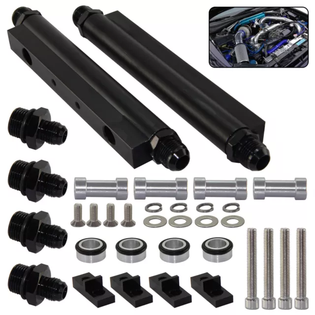 High Flow Top Feed Fuel Rail Kit for Subaru Impreza WRX STI EJ20 EJ25 Turbo