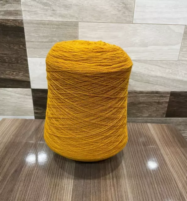 Falak Embroidery Thread type Wool  (Mustard) Free Shipping