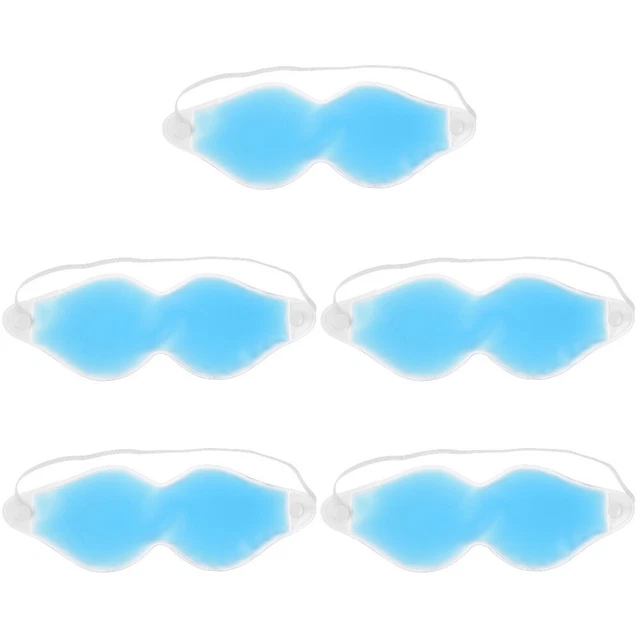 5x Reusable Cold Eye Mask Eye Ice Pack Eye Cooling Mask for Home