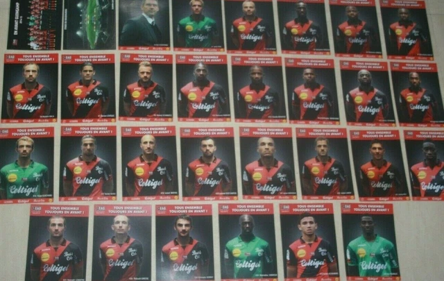 30 Cartes à Collectionner EA Guingamp - Saison 2014/2015 - Vintage