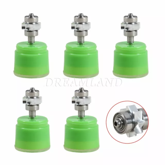 5x Dental Turbine Cartridge Rotor For Standard Head Push button Handpiece Y1BAT