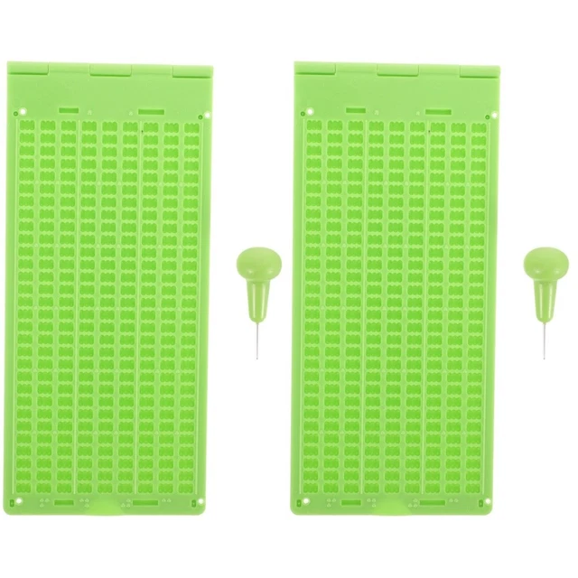 2 juegos de lápiz braille práctico seguro Pro estudiar escribir a ciegas