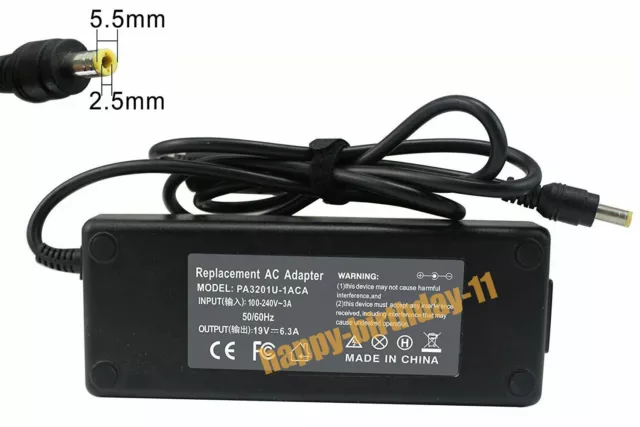 DC 19V 6.32A 120W Laptop Charger Adapter ADP-120ZB BB Universal for ASUS TOSHIBA 2