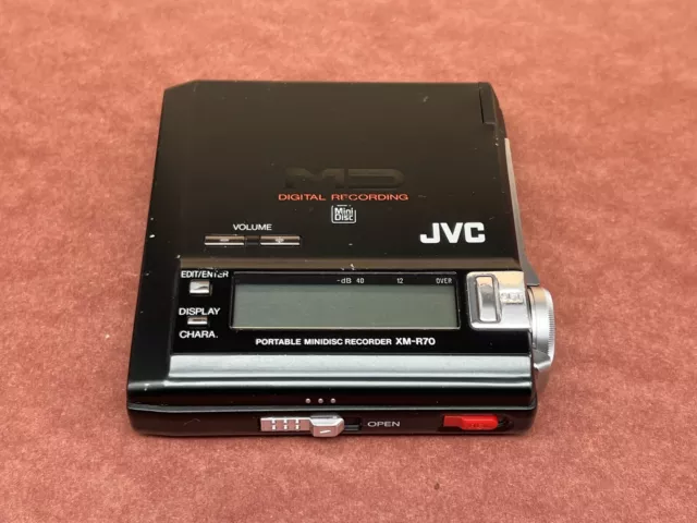 JVC XM-R70BK Walkman Tragbarer Mini Disc Recorder MD Player #R15-K19 2