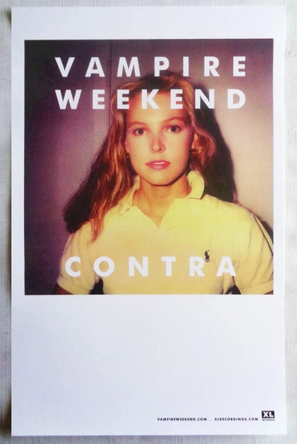 VAMPIRE WEEKEND Contra Album POSTER