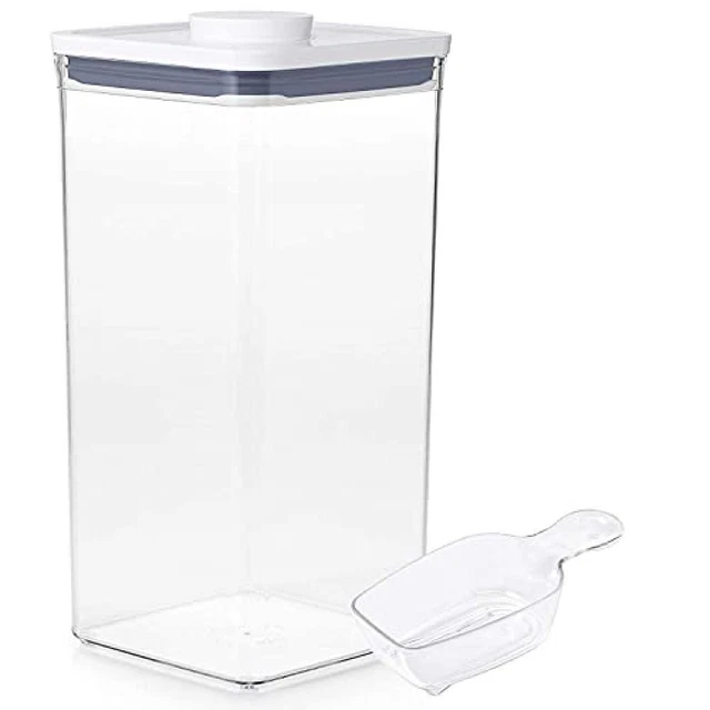 OXO Good Grips Sessola per dosare Mezza Tazza Pop, Transparente, 115 ml + Conten