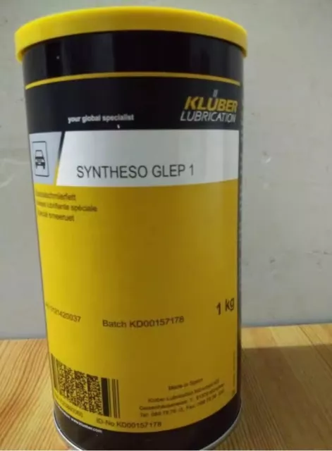 KLUBER Lubrication Syntheso GLEP 1 Grease 1Kg GLEP1 New Free ship