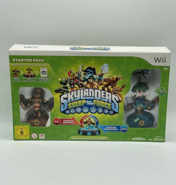 Skylanders: Swap Force - Starter Pack (Nintendo Wii, 2013) - inkl. OVP