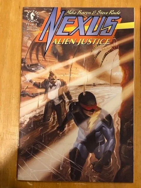 Nexus The Liberator #1-4, the Origin, Alien Justice #1 and #2 (lot of 7 comics) 3