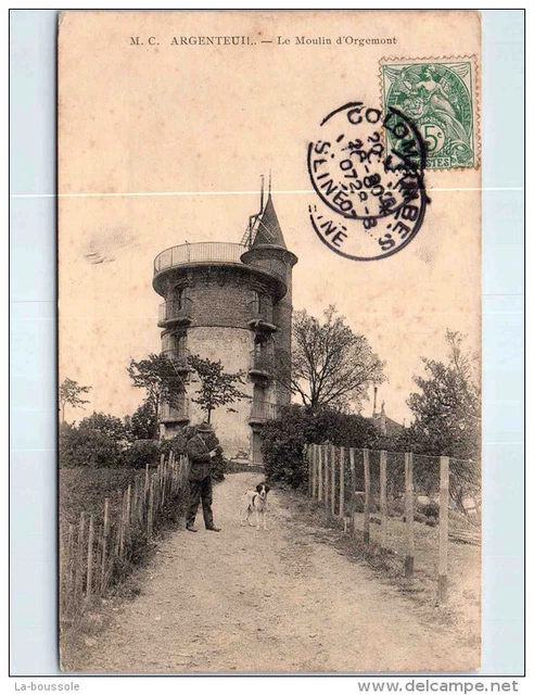 95 ARGENTEUIL - vue du moulin d'orgemont