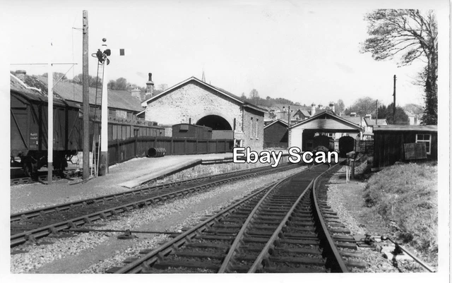 RAILWAY PHOTOGRAPH GWR Ashburton Railway Station on Branch Line from