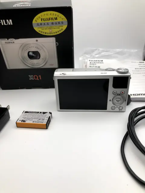 Fujifilm X Series XQ1 12.0MP Digital Camera - Silver