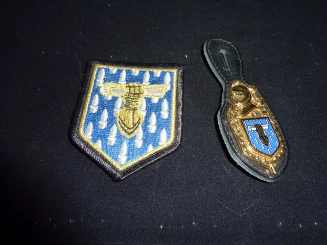 insignes gendarmerie tissu et sur cuir