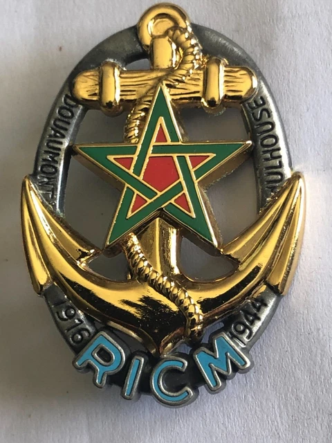 Le Ricm INSIGNE RICM &R.I.C.M.& Regiment Infanterie Chars Marine, Arthus ...