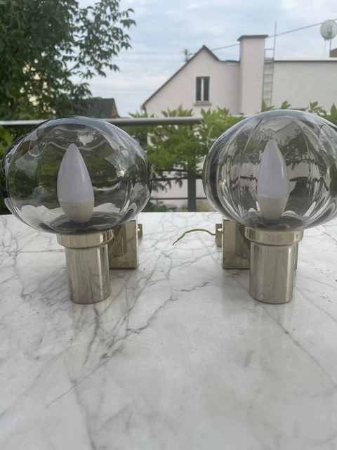 2. Schöne Wandlampen, Badlampen, Chrom Retro 70er Jahre 2. Schöne Wandlampen, Badlampen, Chrom Retro 70er Jahre