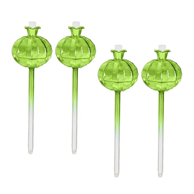 Relaxdays Set 4 Sfere Per Irrigazione, Dosatori D'Acqua Per Piante Da Vaso, Durata 2 Settimane In Plastica Rosso 84657903 - Foto 9