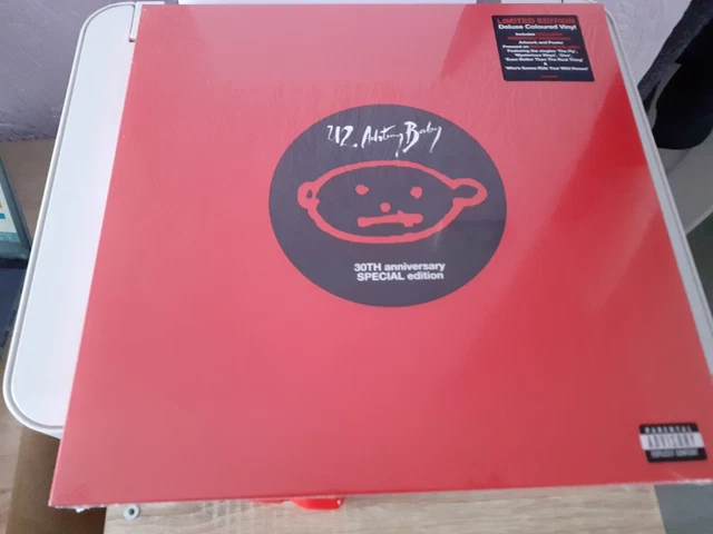 U2-ACHTUNG BABY-30TH ANNIVERSARY Red and Blue Vinyl Boxset-FACTORY