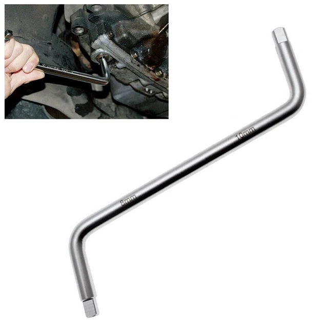 Chiave Quadrata 8mm Per Tappo Olio – Acciaio Cromo Vanadio – Per Peugeot, Renault, Citroen