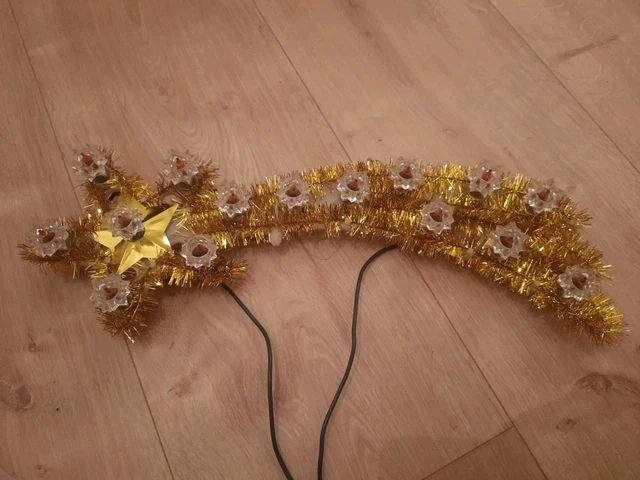 BLINKENDER WEIHNACHTSSTERN FENSTERSTERN Weihnachten Deko 80 Er Jahre  Blinkstern EUR 99,00 - PicClick DE