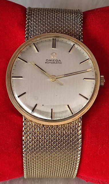 Rare Vintage Omega Automatic Calibre 552  9k Solid Gold Men's Watch