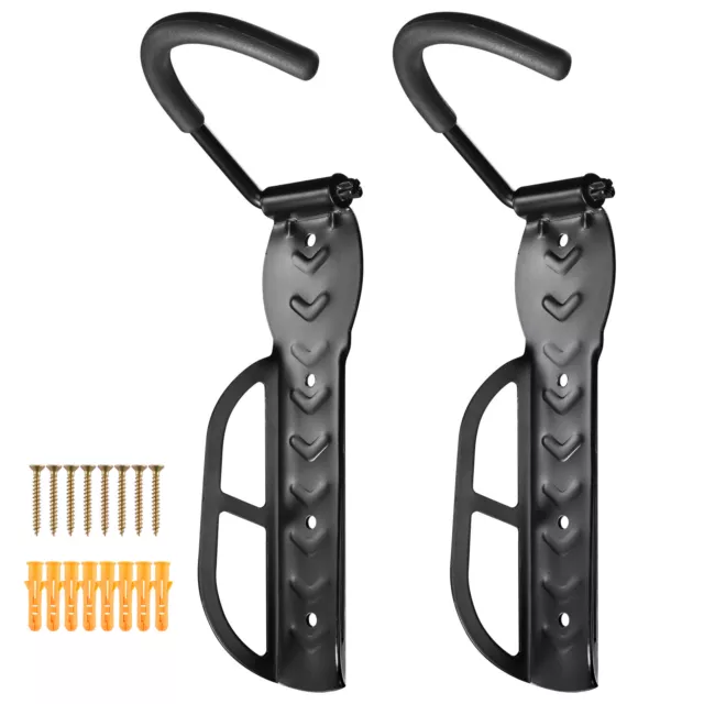 Bike Rack Wall Mount Storage Hanger Bicycle Holder Hook Vertical Garage 2/4/8Pcs
